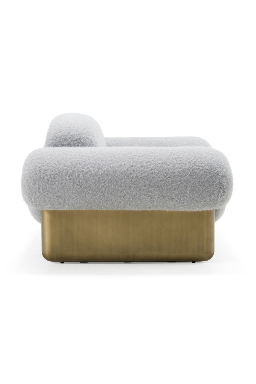 Gray Rounded Arm Accent Chair | OROA Modern Imagine | Oroa.com