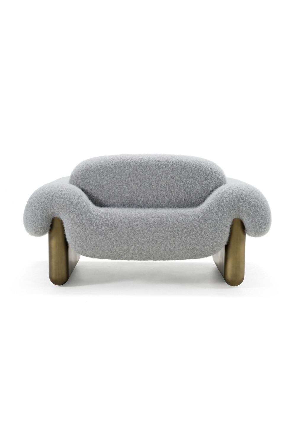 Gray Rounded Arm Accent Chair | OROA Modern Imagine | Oroa.com