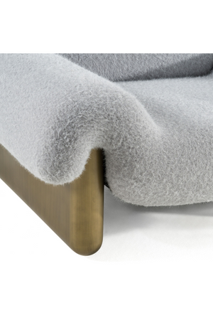 Gray Rounded Arm Accent Chair | OROA Modern Imagine | Oroa.com