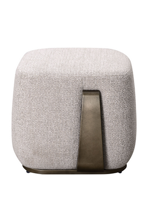 White Fabric Ottoman | OROA Modern Rainier | Oroa.com