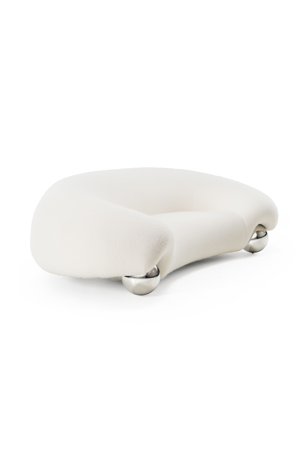 Stainless Steel Round Legs Sofa | OROA Modern Fortune