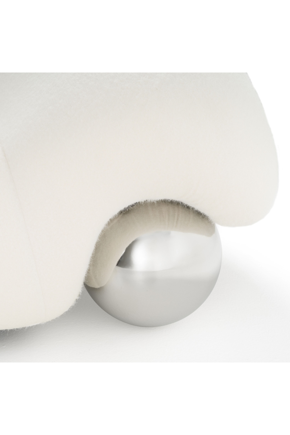 Stainless Steel Round Legs Sofa | OROA Modern Fortune