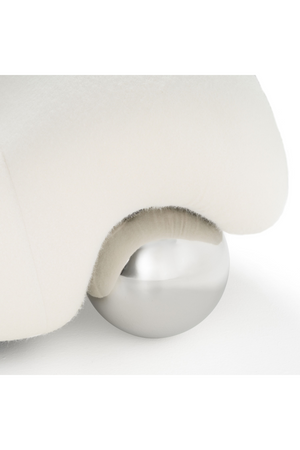 Stainless Steel Round Legs Sofa | OROA Modern Fortune