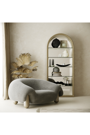 Gray Contemporary Accent Chair | OROA Modern Clarity | Oroa.com