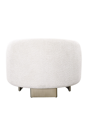 Beige Curved Accent Chair | OROA Modern Thrive | Oroa.com