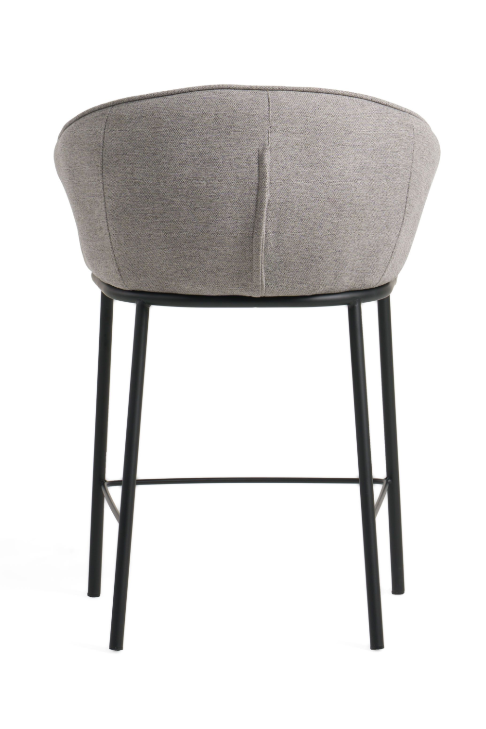 Gray Curved Counter Stool | OROA Modern Rumi | Oroa.com
