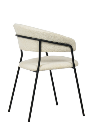 White Curved Dining Chairs (2) | OROA Modern Marlynn | Oroa.com