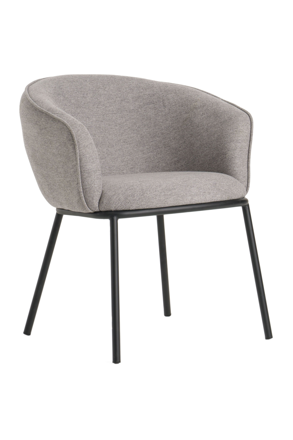 Curved Gray Dining Chair | OROA Modern Nillie | Oroa.com