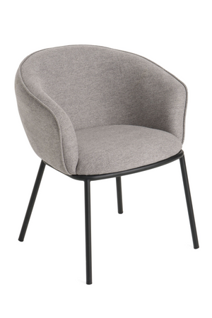 Curved Gray Dining Chair | OROA Modern Nillie | Oroa.com