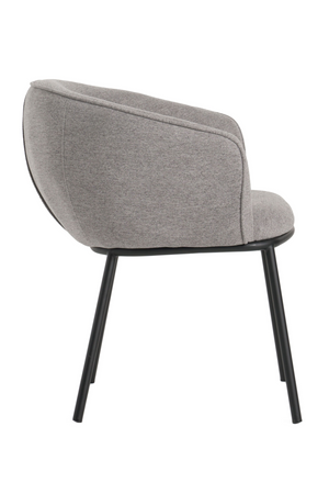 Curved Gray Dining Chair | OROA Modern Nillie | Oroa.com