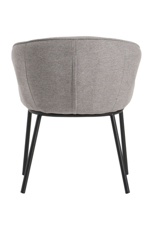 Curved Gray Dining Chair | OROA Modern Nillie | Oroa.com