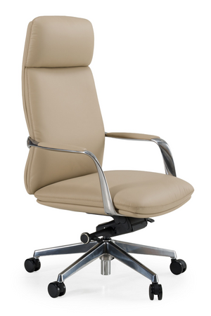 Tan Vegan Leather Office Chair | OROA Modern Ozark | Oroa.com