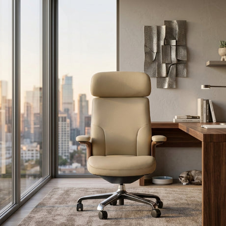 Leather Executive Office Chair | OROA Modern Johnson | Oroa.com