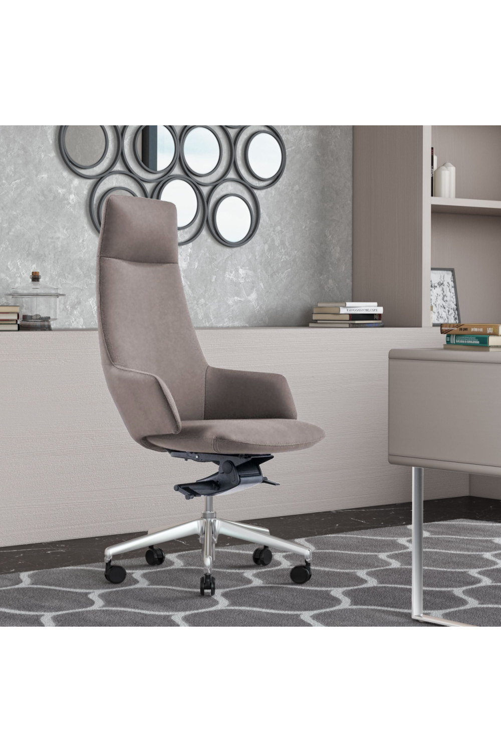 High-Back Vegan Leather Office Chair | OROA Modern Gates | Oroa.com