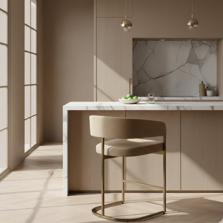 Bucket Seat Counter Chair | OROA Modern Sebastian