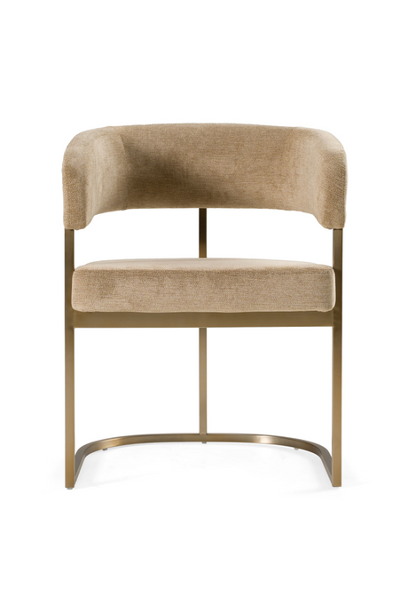 Brass-Framed Dining Side Chair | OROA Modern Sebastian | Oroa.com