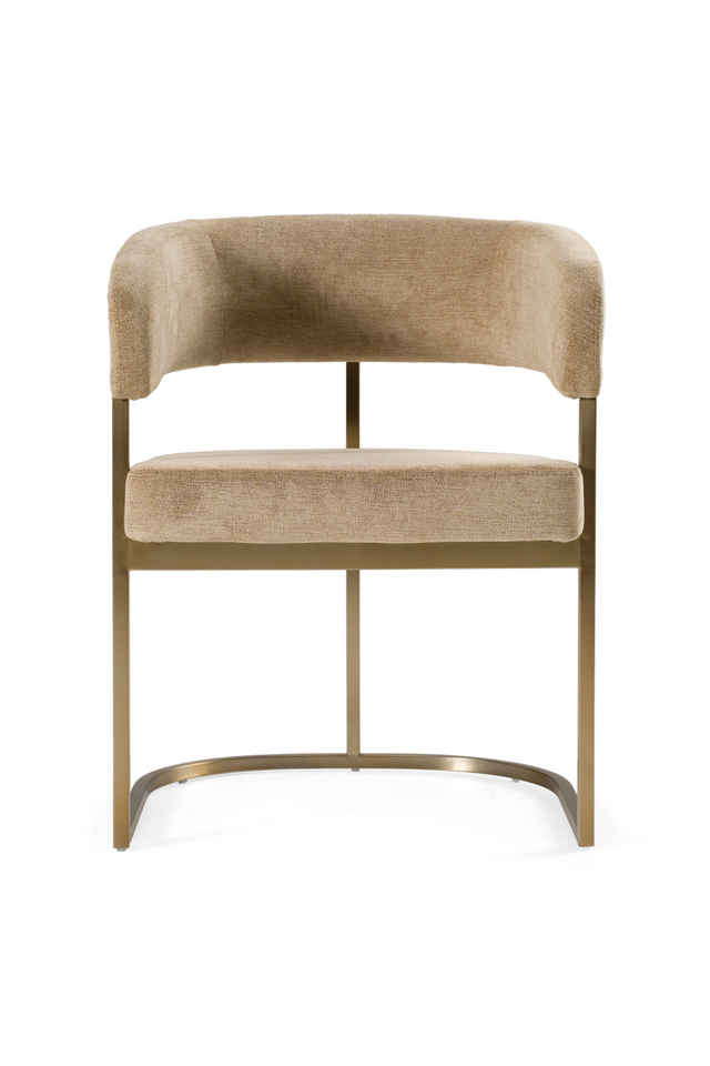 Brass-Framed Dining Side Chair | OROA Modern Sebastian | Oroa.com