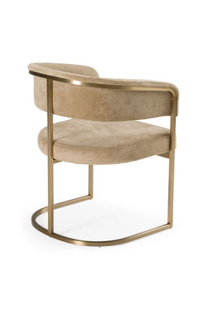 Brass-Framed Dining Side Chair | OROA Modern Sebastian | Oroa.com