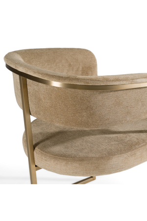 Brass-Framed Dining Side Chair | OROA Modern Sebastian | Oroa.com