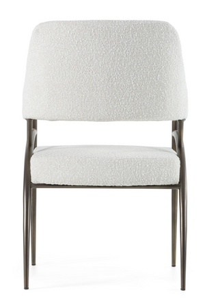 Bronze Framed White Dining Chair | OROA Modern Betty | Oroa.com