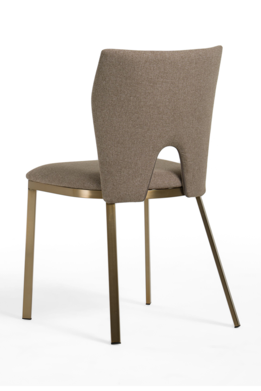 Beige Cutout-Back Dining Chairs (2) | OROA Modern Burton | Oroa.com