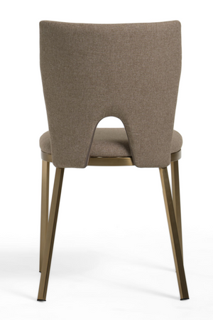 Beige Cutout-Back Dining Chairs (2) | OROA Modern Burton | Oroa.com