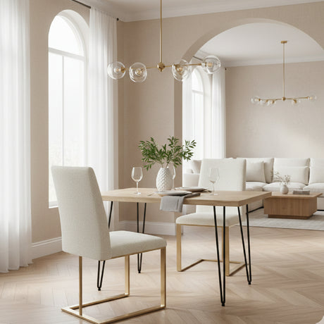 Cantilevered Minimalist Dining Chair | OROA Modern Frankie