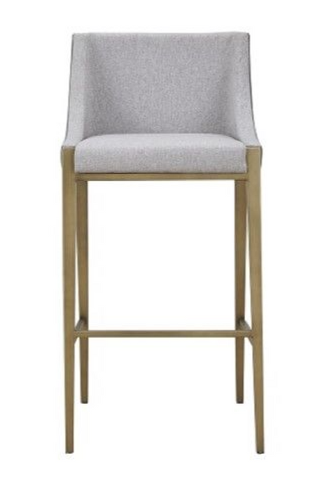 Gray Fabric Bar Stool | OROA Modern Fairview | Oroa.com