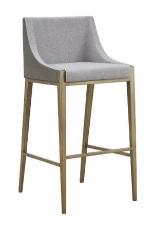 Gray Fabric Bar Stool | OROA Modern Fairview | Oroa.com