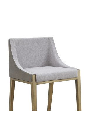 Gray Fabric Bar Stool | OROA Modern Fairview | Oroa.com