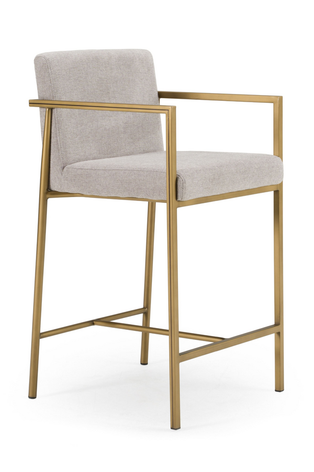 Brass Framed Counter Stool | OROA Modern Burnham | Oroa.com