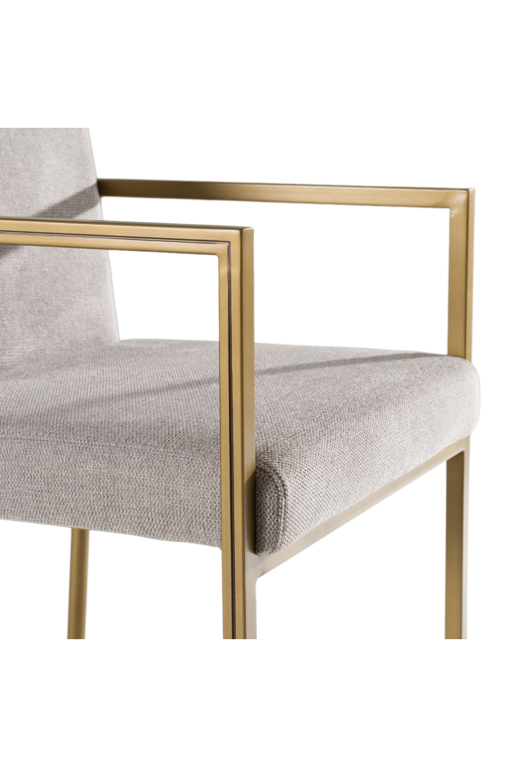 Brass Framed Counter Stool | OROA Modern Burnham | Oroa.com