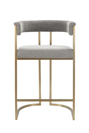 Gray Curved Counter Chair | OROA Modern Byron | Oroa.com