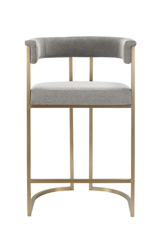 Gray Curved Counter Chair | OROA Modern Byron | Oroa.com