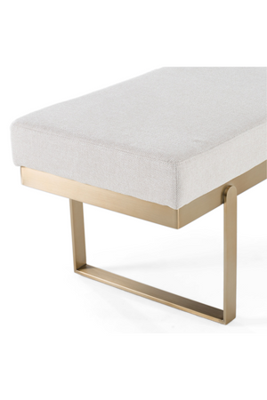 White Upholstered Dining Bench | OROA Modern Tatum | Oroa.com