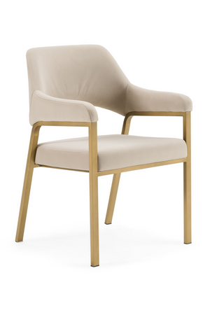 Beige Dining Armchair | OROA Modern George | Oroa.com