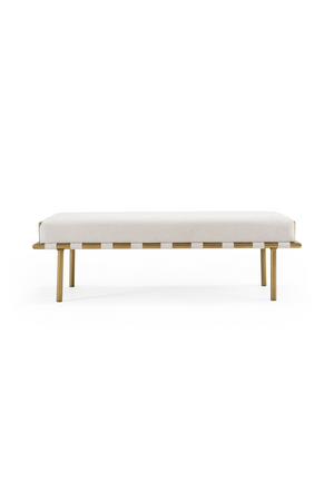 Beige Fabric Dining Bench | OROA Modern Hathaway | Oroa.com