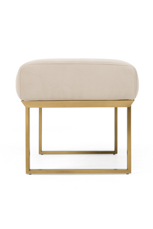 Beige Channeled Dining Bench | OROA Modern Robles | Oroa.com