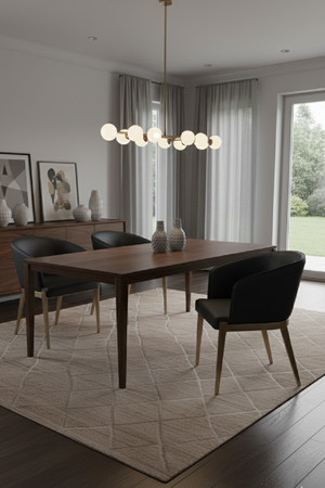 Gray Vegan Leather Dining Chair | OROA Modern Kravitz | Oroa.com