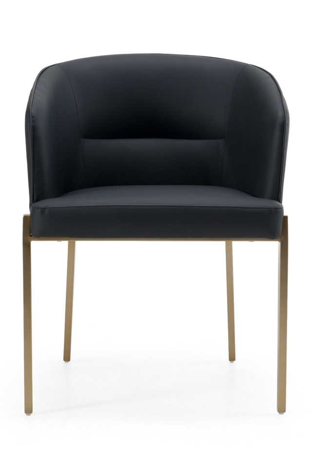 Gray Vegan Leather Dining Chair | OROA Modern Kravitz | Oroa.com