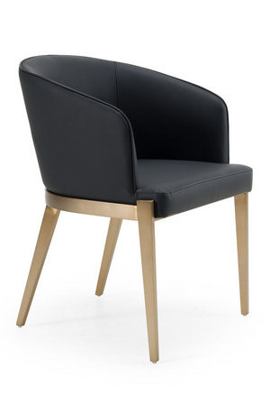 Gray Vegan Leather Dining Chair | OROA Modern Kravitz | Oroa.com