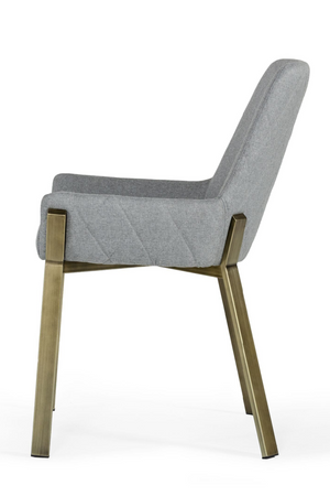 Gray Upholstered Dining Chair | OROA Modern Ganon | Oroa.com