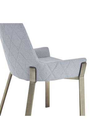 Gray Upholstered Dining Chair | OROA Modern Ganon | Oroa.com