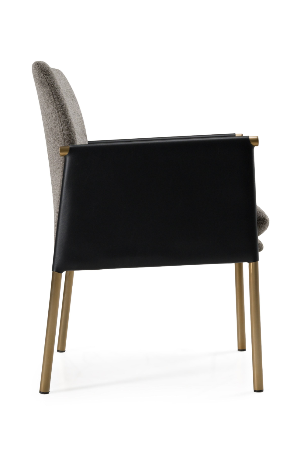 Gray Vegan Leather Dining Chair | OROA Modern Engel | Oroa.com