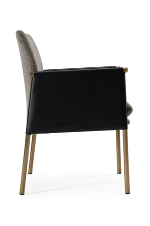 Gray Vegan Leather Dining Chair | OROA Modern Engel | Oroa.com