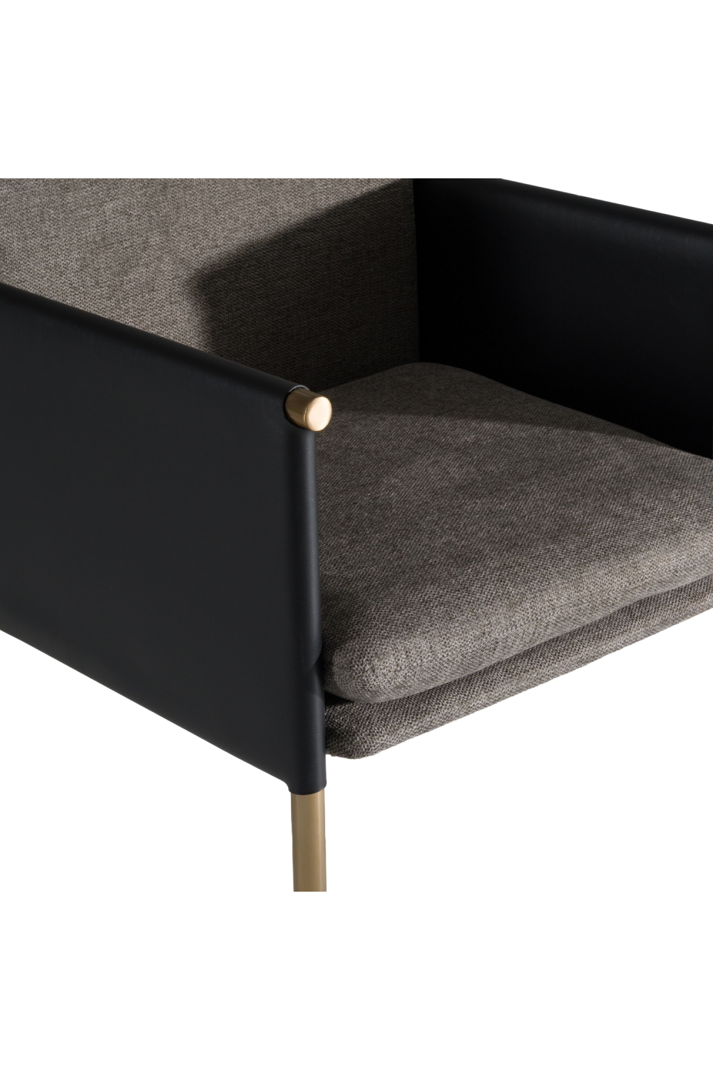 Gray Vegan Leather Dining Chair | OROA Modern Engel | Oroa.com