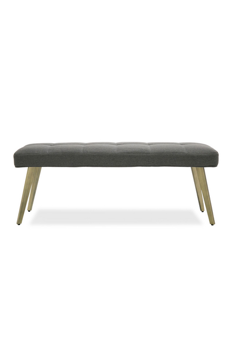 Gray Woven Fabric Bench | OROA Modern Cici | Oroa.com