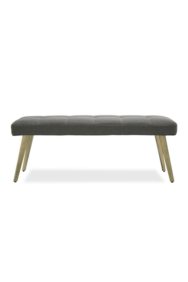 Gray Woven Fabric Bench | OROA Modern Cici | Oroa.com
