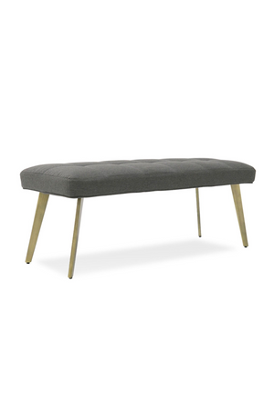 Gray Woven Fabric Bench | OROA Modern Cici | Oroa.com