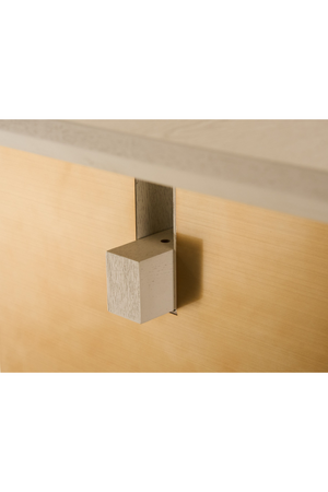 Cream Ash Veneer Dining Table | OROA Modern Angus | Oroatrade.com